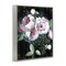 Stupell Industries Moody Roses on Black Framed Giclee Wall Art Design by Janet Tava